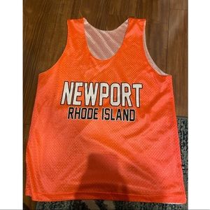 Newport Rhode Island Orange Pinnie Jersey